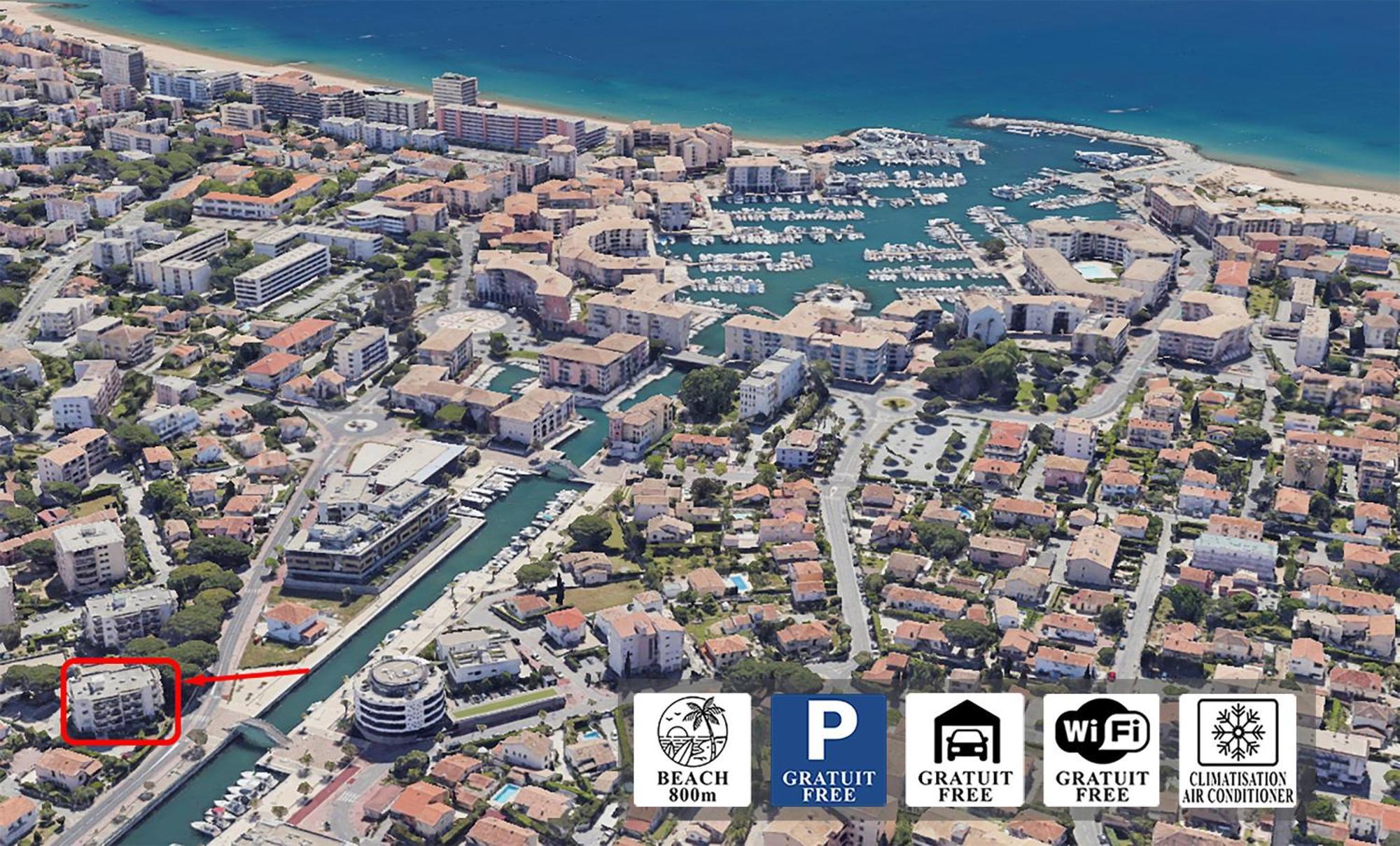 Chic Appart Du Port Fréjus Zewnętrze zdjęcie